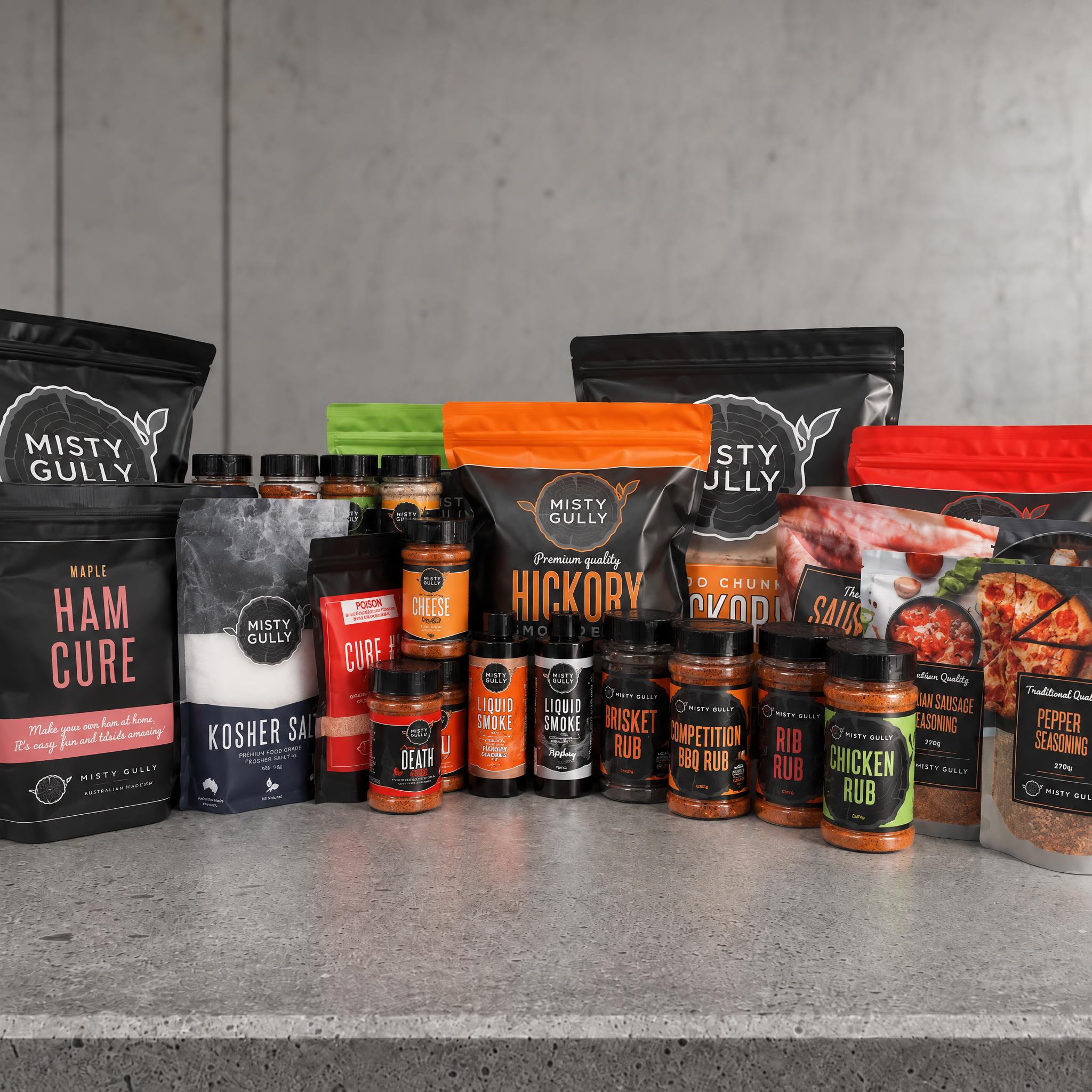 The full Misty Gully range